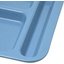 4398392 - Right-Hand Space Saver 6-Compartment Melamine Tray 9" x 15" - Sandshade