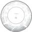 690407 - Petal Mist® Bowl 6" - Clear