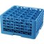 RW30-314 - OptiClean™ NeWave™ Glass Rack with 4 Integrated Extenders 30 Compartment - Carlisle Blue