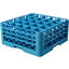 RG25-314 - OptiClean™ 25-Compartment Divided Glass Rack with 3 Extenders 8.72" - Carlisle Blue