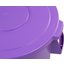 34104589 - Bronco™ Round Waste Bin Trash Container Lid 44 Gallon - Purple