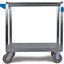 UC7022133 - Stainless Steel 2 Shelf Utility Cart 21" x 33" - Stainless Steel