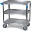 UC7032133 - Stainless Steel 3 Shelf Utility Cart 21" x  33" - Stainless Steel
