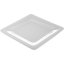 4440002 - Designer Displayware™ Wide Rim Square Plate 12" - White
