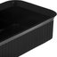 811003 - Deliware® RectangularCrock 5 lb 10-1/16" x 6-3/16" - Black