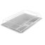 4441402 - Designer Displayware™ Wide Rim Rectangle Platter 14" x 10" - White
