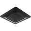 4440003 - Designer Displayware™ Wide Rim Square Plate 12" - Black