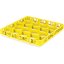 REW20SC04 - OptiClean™ NeWave™ Color-Coded Short Glass Rack Extender 20 Compartment - Yellow