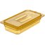 10470U13 - StorPlus™ High Heat Handled Universal Food Pan Lid 1/3 Size - Amber