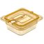 3088313 - StorPlus™ High Heat Food Pan 1/6 Size, 2.5" Deep - Amber