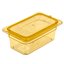 3088113 - StorPlus™ High Heat Food Pan 1/4 Size, 4" Deep - Amber