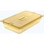 10411U13 - StorPlus™ High Heat Handled Notched Universal Food Pan Lid Full-Size - Amber