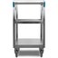 UC3031827 - Stainless Steel 3 Shelf Utility Cart 17.9" x 26.8" - Stainless Steel