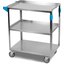 UC3031827 - Stainless Steel 3 Shelf Utility Cart 17.9" x 26.8" - Stainless Steel