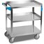 UC5031524 - Stainless Steel 3 Shelf Utility Cart 15.5" x 24" - Stainless Steel