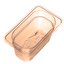 1053513 - StorPlus™ High Heat Food Pan Drain Grate 1/9 Size - Amber
