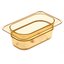 3088613 - StorPlus™ High Heat Food Pan 1/9 Size, 2.5" Deep - Amber