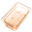 3089513 - StorPlus™ High Heat Food Pan Drain Grate 1/4 Size - Amber