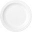 PCD20602 - Polycarbonate Narrow Rim Plate 6.5" - White