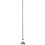 4034000 - 63" Wood Mop Handle with Metal Head 63" - Tan