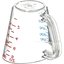 4314107 - Commercial  Measuring Cup 1 c - Clear