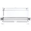 SSD10007 - Straw Dispenser 11", 5-9/16", 11-11/16" - Clear