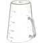 4314507 - Commercial  Measuring Cup 1 gal - Clear