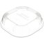 DX11810174 - Dome Lid for 10oz Square Dish 4" x 4" (1000/cs) - Clear