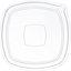 DXL500PCLR - Flat Lid for Square Side Dish  (500/cs) - Clear
