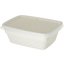 DXTT30 - Rectangular soup bowl lid- fits DXTT20  (1000/cs) - White