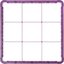 RE9C89 - OptiClean™ 9-Compartment Divided Glass Rack Extender 1.78" - Lavender