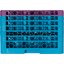 RW30-4C414 - OptiClean™ NeWave™ Color-Coded Glass Rack with 5 Integrated Extenders 30 Compartment - Lavender-Carlisle Blue