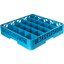 RG2514 - OptiClean™ 25-Compartment Divided Glass Rack 3.25 - Carlisle Blue