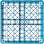RG4914 - OptiClean™ 49-Compartment Divided Glass Rack 3.25 - Carlisle Blue