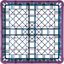RG25-1C414 - OptiClean™ 25-Compartment Divided Glass Rack with 1 Extender 5.56" - Lavender-Carlisle Blue