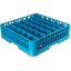 RG36-114 - OptiClean™ 36-Compartment Divided Glass Rack with 1 Extender 5.56" - Carlisle Blue