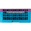RG25-3C414 - OptiClean™ 25-Compartment Divided Glass Rack with 3 Extenders 8.72" - Lavender-Carlisle Blue