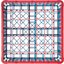 RG49-2C410 - OptiClean™ 49-Compartment Divided Glass Rack with 2 Extenders 7.12" - Red-Carlisle Blue