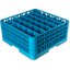 RG36-314 - OptiClean™ 36-Compartment Divided Glass Rack with 3 Extenders 8.72" - Carlisle Blue