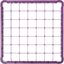 RE49C89 - OptiClean™ 49-Compartment Divided Glass Rack Extender 1.78" - Lavender
