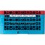 RG36-4C410 - OptiClean™ 36-Compartment Divided Glass Rack with 4 Extenders 10.3" - Red-Carlisle Blue