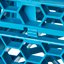 REW20S14 - OptiClean™ NeWave™ Short Glass Rack Extender 20 Compartment - Carlisle Blue