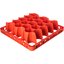 REW30LC24 - OptiClean™ NeWave™ Color-Coded Long Glass Rack Extender 30 Compartment - Orange