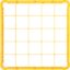 RE25C04 - OptiClean™ 25-Compartment Divided Glass Rack Extender 1.78" - Yellow