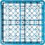 RG3614 - OptiClean™ 36-Compartment Divided Glass Rack 3.25 - Carlisle Blue