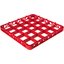 RE25C05 - OptiClean™ 25-Compartment Divided Glass Rack Extender 1.78" - Red