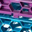 REW30SC89 - OptiClean™ NeWave™ Color-Coded Short Glass Rack Extender 30 Compartment - Lavender