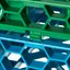 REW30SC09 - OptiClean™ NeWave™ Color-Coded Short Glass Rack Extender 30 Compartment - Green