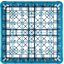 RG36-214 - OptiClean™ 36-Compartment Divided Glass Rack with 2 Extenders 7.12" - Carlisle Blue