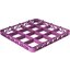 RE16C89 - OptiClean™ 16-Compartment Divided Glass Rack Extender 1.78" - Lavender